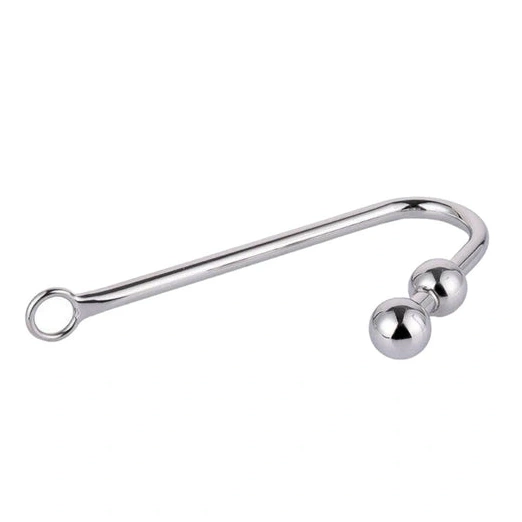 Anal 4417 Pleasurable Two Hook Stainless Steel Balls 0225